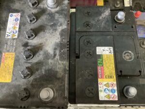 庄原市でバッテリーの引き取りから処分までさせて頂きました。