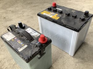 庄原市でバッテリーの引き取りから処分までさせて頂きました。