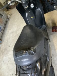 竹原市でバイクの回収から処分までさせて頂きました。