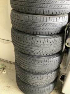 尾道市でタイヤの引き取りから処分までさせて頂きました。