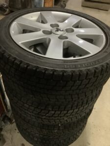 尾道市でタイヤの回収から処分までさせて頂きました。