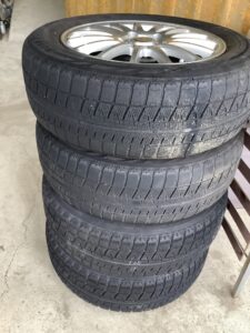 尾道市でタイヤの回収から処分までさせて頂きました。