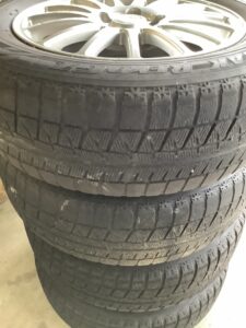 尾道市でタイヤの引き取りから処分までさせて頂きました。