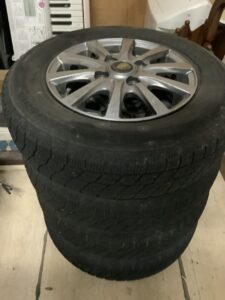 庄原市でタイヤの回収から処分までさせて頂きました。