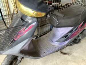 三次市でバイクの引き取りから処分までさせて頂きました。