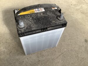 府中市でバッテリーの回収から処分までさせて頂きました。