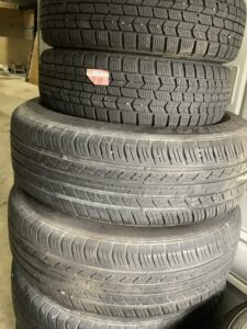 世羅郡世羅町でタイヤの回収から処分までさせて頂きました。