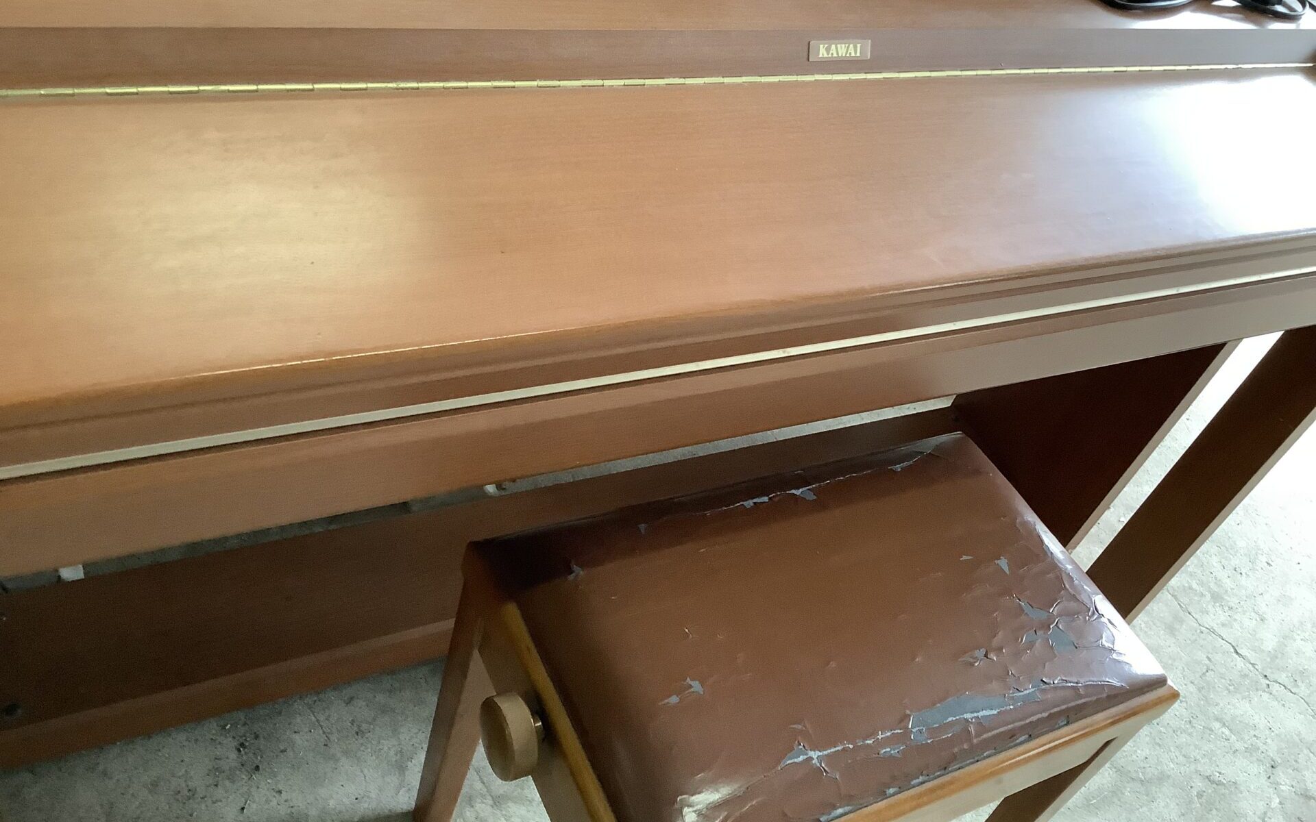 福山市水呑町で引き取り回収から処分までした電子ピアノ