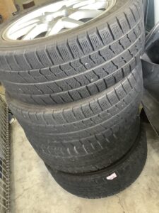 三次市でタイヤの回収から処分までさせて頂きました。