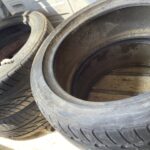 世羅郡世羅町でタイヤの引き取りから処分までさせて頂きました。