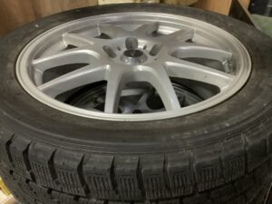 世羅郡世羅町でタイヤの回収から処分までさせて頂きました。