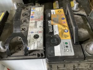 三原市でバッテリーの回収から処分までさせて頂きました。