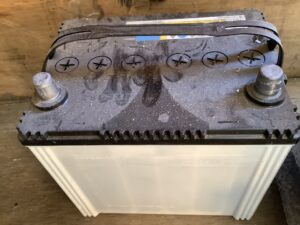 三次市でバッテリーの引き取りから処分までさせて頂きました。