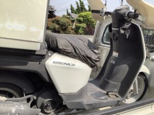 世羅郡世羅町でバイクの回収から処分までさせて頂きました。