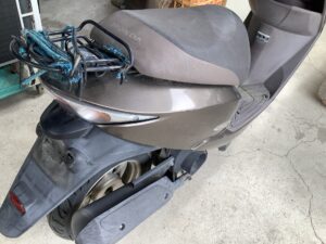 庄原市でバイクの引き取りから処分までさせて頂きました。