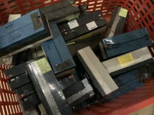 神石高原町でバッテリーの引き取りから処分までさせて頂きました。