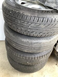 三次市でタイヤの引き取りから処分までさせて頂きました。