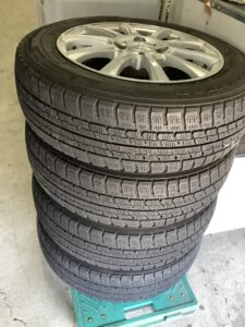 三原市でタイヤの回収から処分までさせて頂きました。