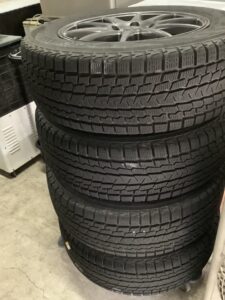 三原市でタイヤの引き取りから処分までさせて頂きました。