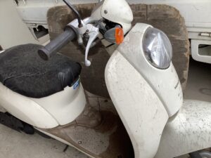 福山市でバイクの回収から処分までさせて頂きました。