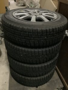 三原市でタイヤの回収から処分までさせて頂きました。