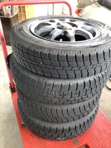 神石高原町でタイヤの引き取りから処分までさせて頂きました。