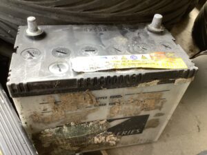 三次市でバッテリーの引き取りから処分までさせて頂きました。