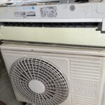 庄原市でエアコンの取り外しから処分までさせて頂きました。