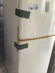 福山市水呑町で引き取り回収から処分までした冷蔵庫