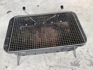 広島県府中市で引き取り回収から処分までした不用品のバーベキューコンロ