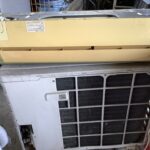 庄原市でエアコンの取り外しから処分までさせて頂きました。