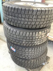 庄原市でタイヤの引き取りから処分までさせて頂きました。