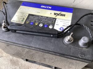 三次市でバッテリーの回収から処分までさせて頂きました。