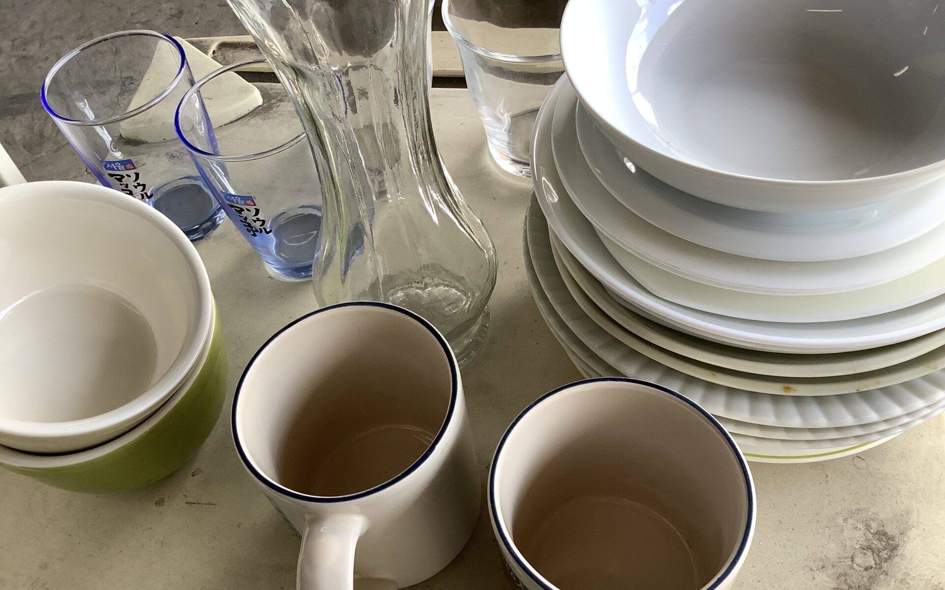 広島県府中市で引き取り回収から処分までした食器