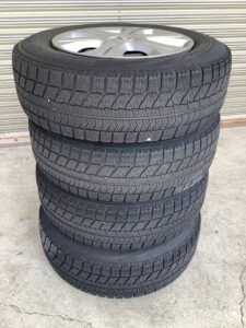 竹原市でタイヤの回収から処分までさせて頂きました。