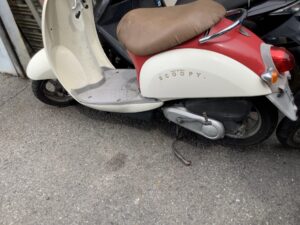 神石高原町でバイクの引き取りから処分までさせて頂きました。