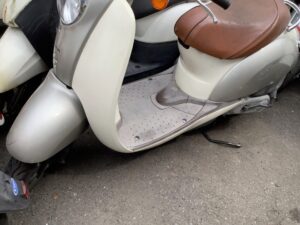 三原市でバイクの回収から処分までさせて頂きました。