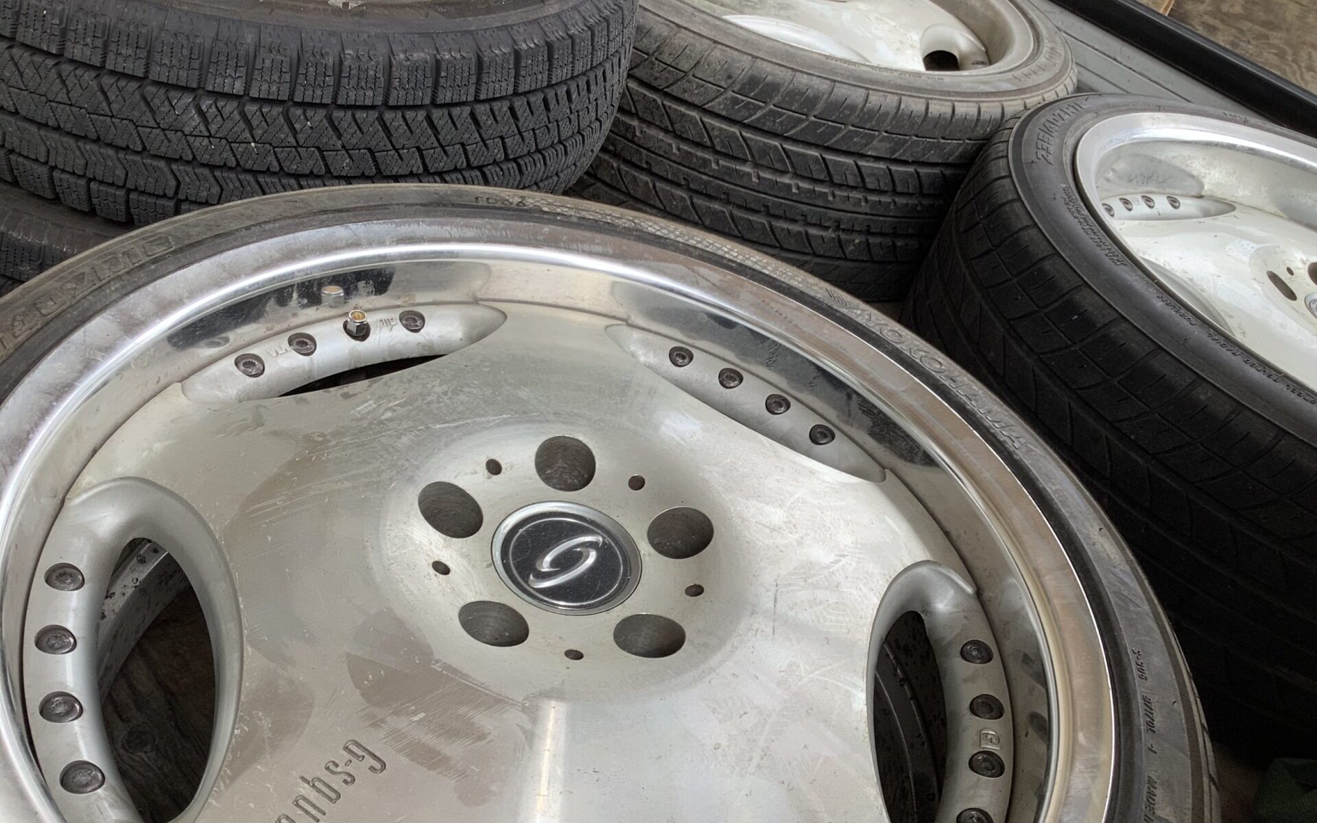 広島県庄原市で引き取り回収から処分までしたアルミタイヤ