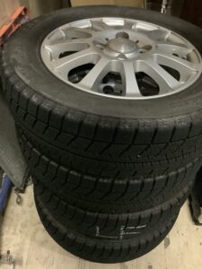 福山市手城町でタイヤの引き取りから処分までさせて頂きました。