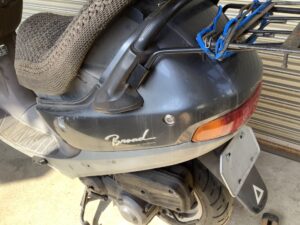 尾道市でバイクの引き取りから処分までさせて頂きました。