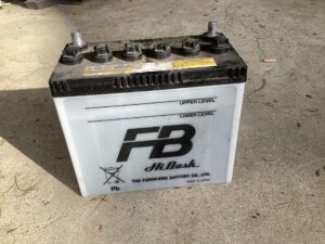 福山市でバッテリーの回収から処分までさせて頂きました。