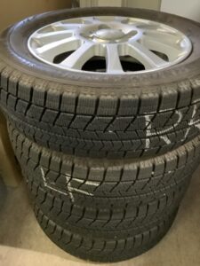 竹原市でタイヤの引き取りから処分までさせて頂きました。