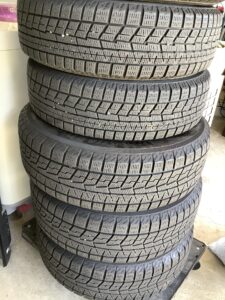 竹原市でタイヤの回収から処分までさせて頂きました。