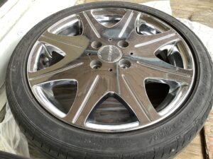 福山市南蔵王町でタイヤの回収から処分までさせて頂きました。