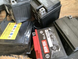 福山市でバッテリーの引き取りから処分までさせて頂きました。