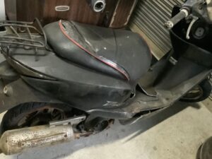 三原市でバイクの引き取りから処分までさせて頂きました。