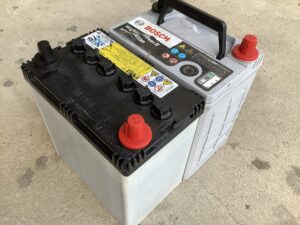 三次市でバッテリーの回収から処分までさせて頂きました。