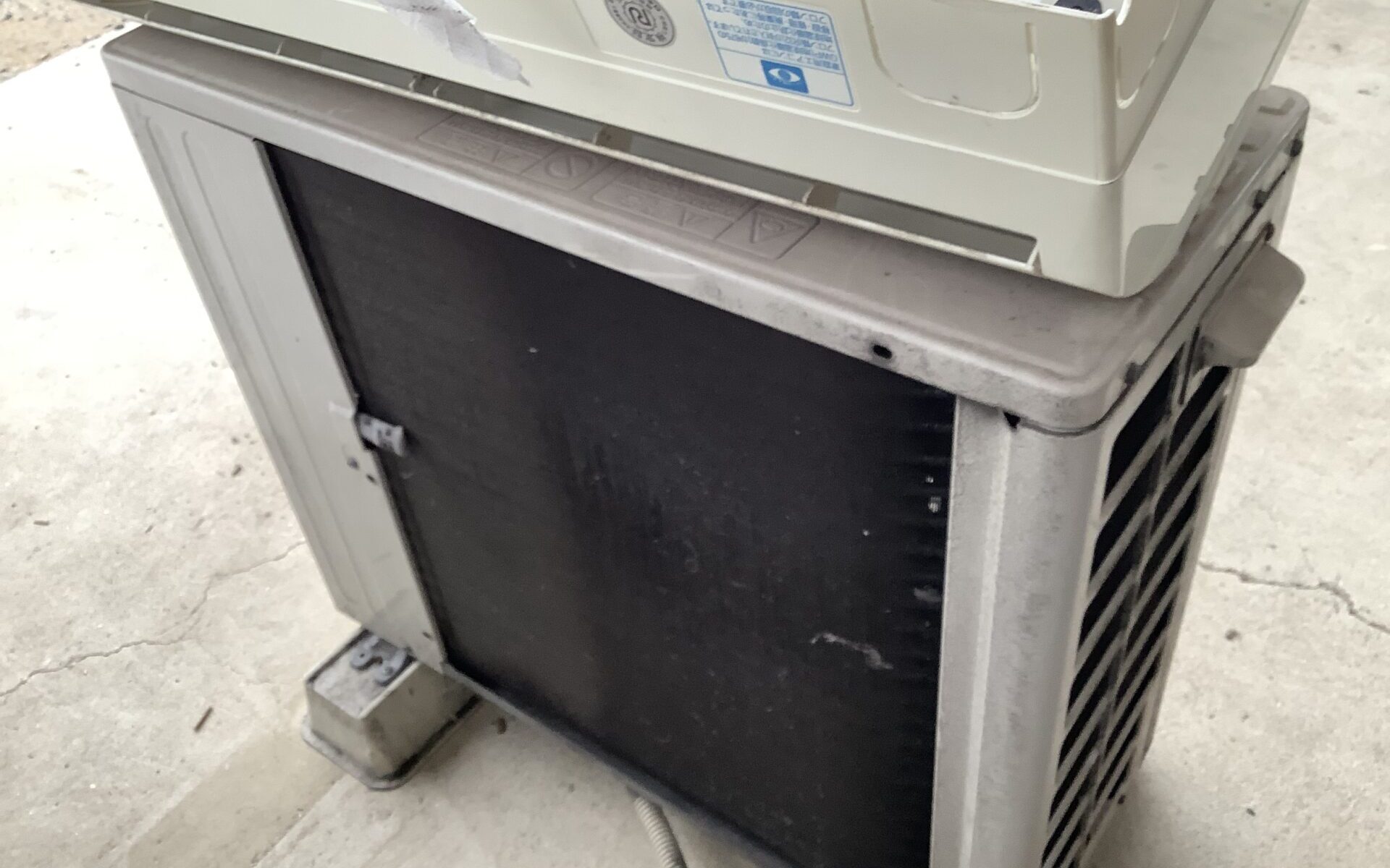 広島県府中市で取り外しから処分までしたエアコン