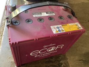 福山市大門町で引き取り回収から処分までしたバッテリー