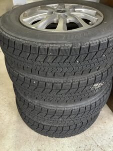 福山市引野町で引き取り回収から処分までしたアルミタイヤ